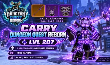 CARRY DUNGEON QUEST REBORN LEVEL 207