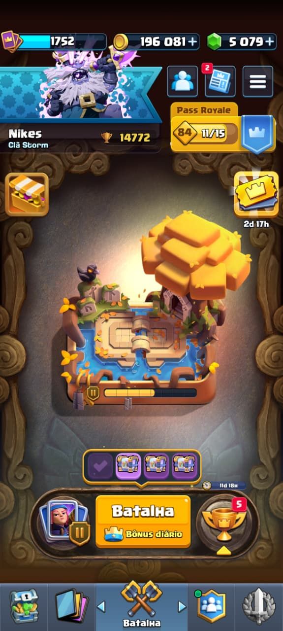 Conta Nível 16 - Clash Royale