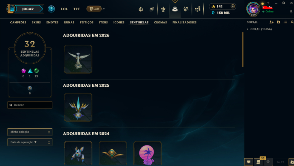 Conta de Valorant + League of Legends
