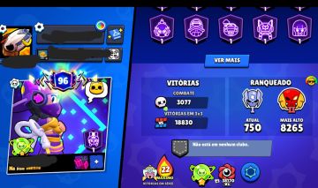 CONTA DE BRAWL STARS FULL LEVEL 11 +100K, FAMA ALIENÍGENA