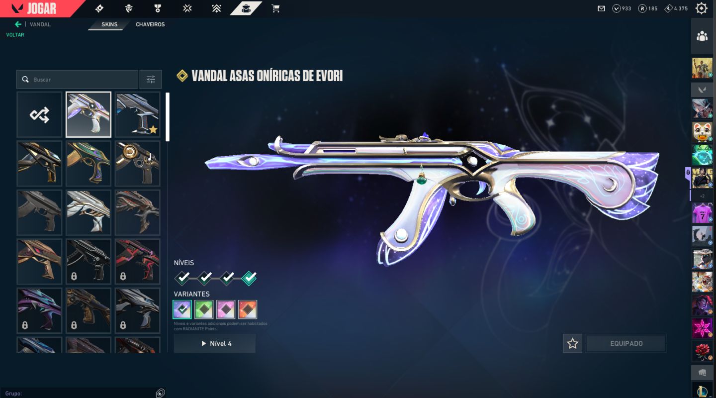 CONTA VALORANT | Elo Alto | cheio de skins