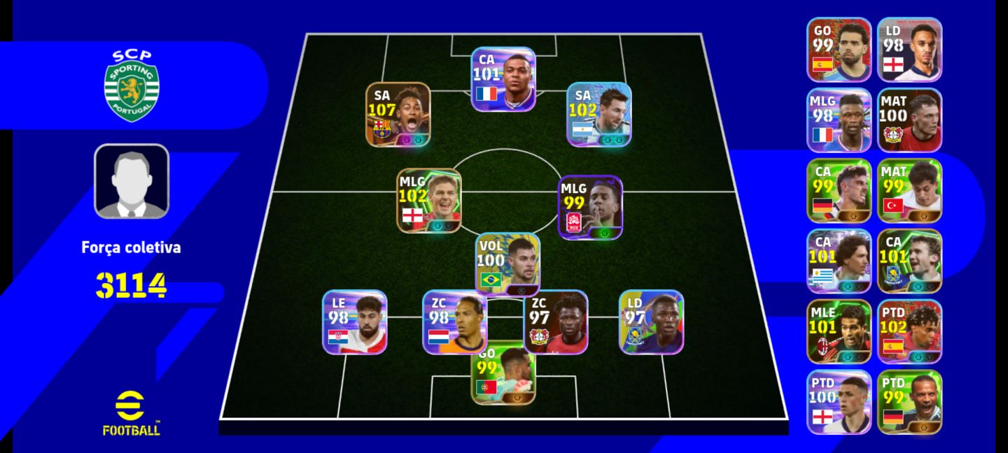 Conta EFOOTBALL Neymar 107 big time
