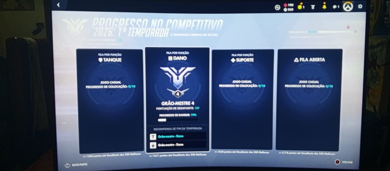 CONTA GM4 de DPS / Título Competitivo S1