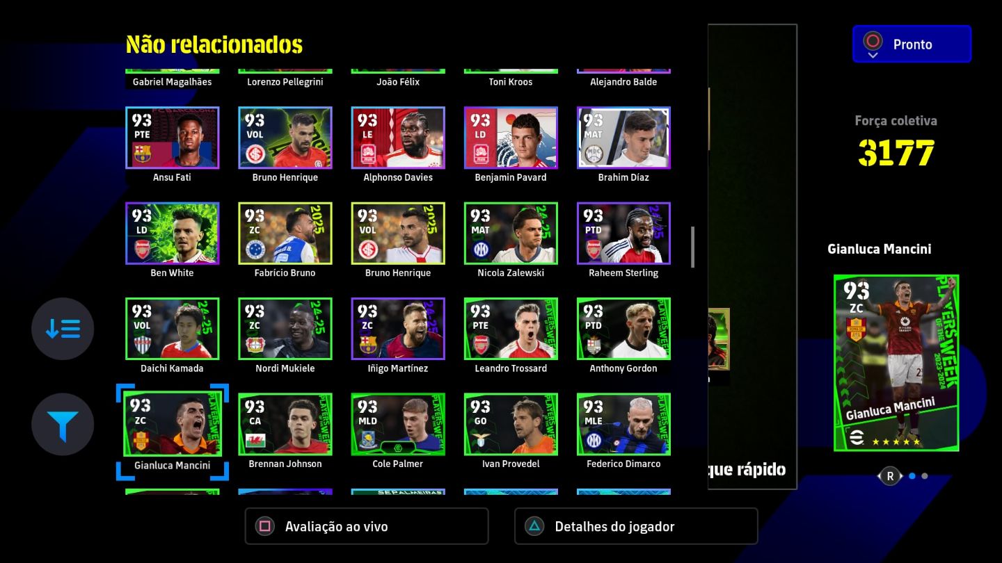 Conta para PS4/PS5 Força 3177