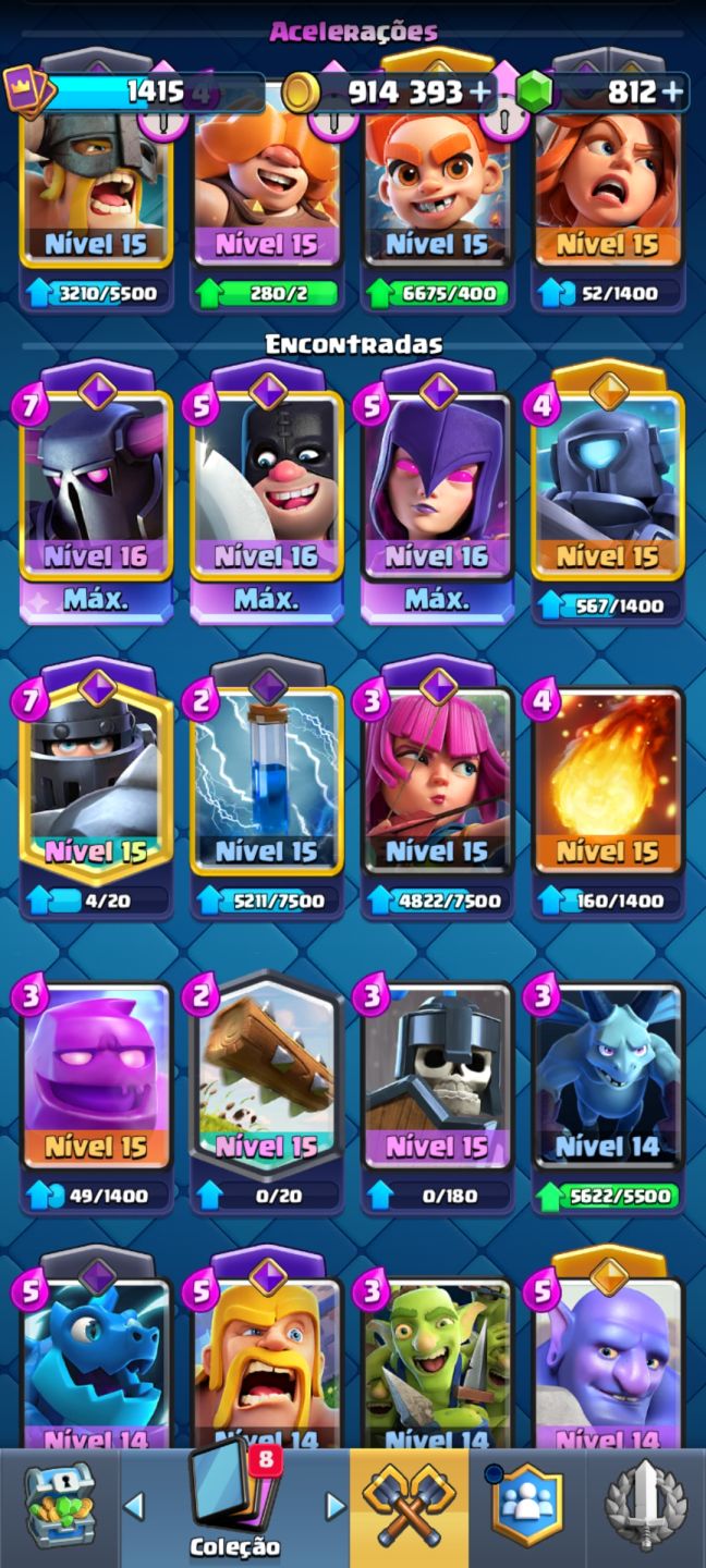 Conta Clash Royale Gemada