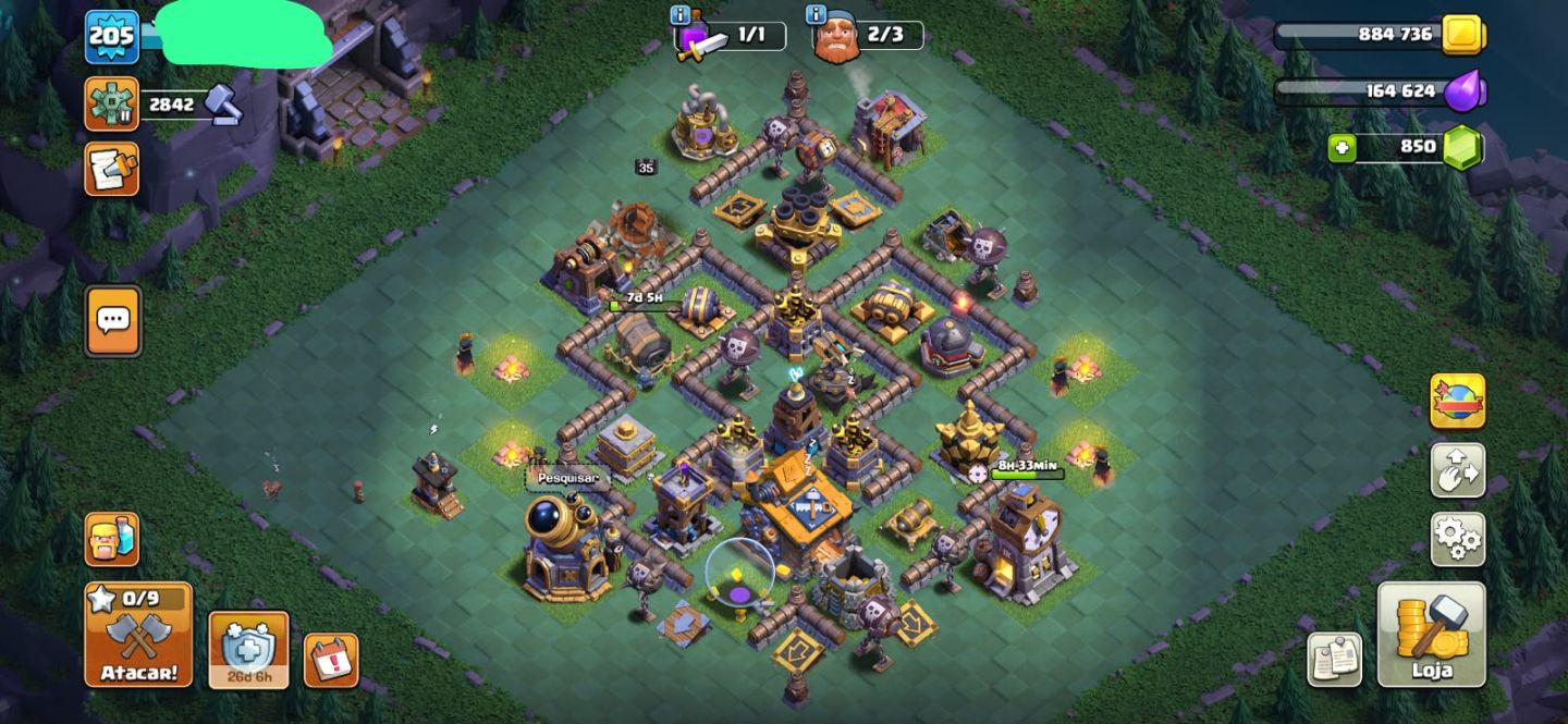 CONTA CV QUASE 18 FULL Lv 205