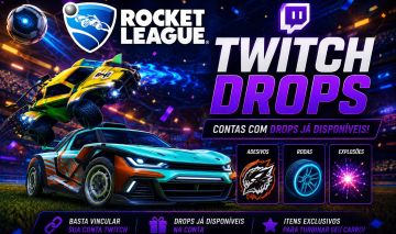 ROCKET LEAGUE TWITCH DROPS - ENTREGA RAPIDA, VARIEDADE DE ITENS