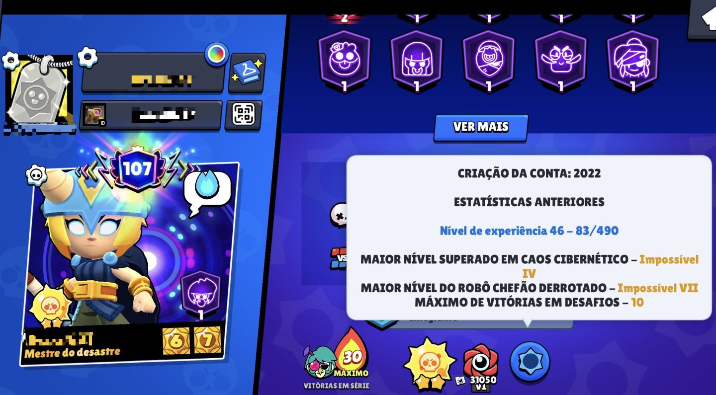 !! Conta muito boa de Brawl Stars e Clash Royale !!