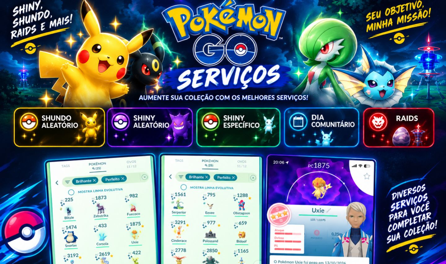 Pokémon GO | Captura de Shiny, Shundo e Raids!