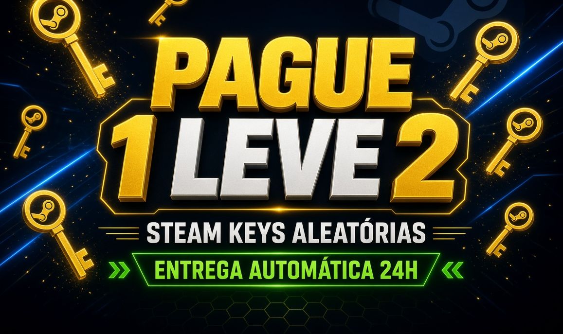 PAGUE 1 LEVE 2 STEAM KEYS ALEATÓRIAS | ENTREGA AUTO | MELHOR CUSTO-BENEFÍCIO