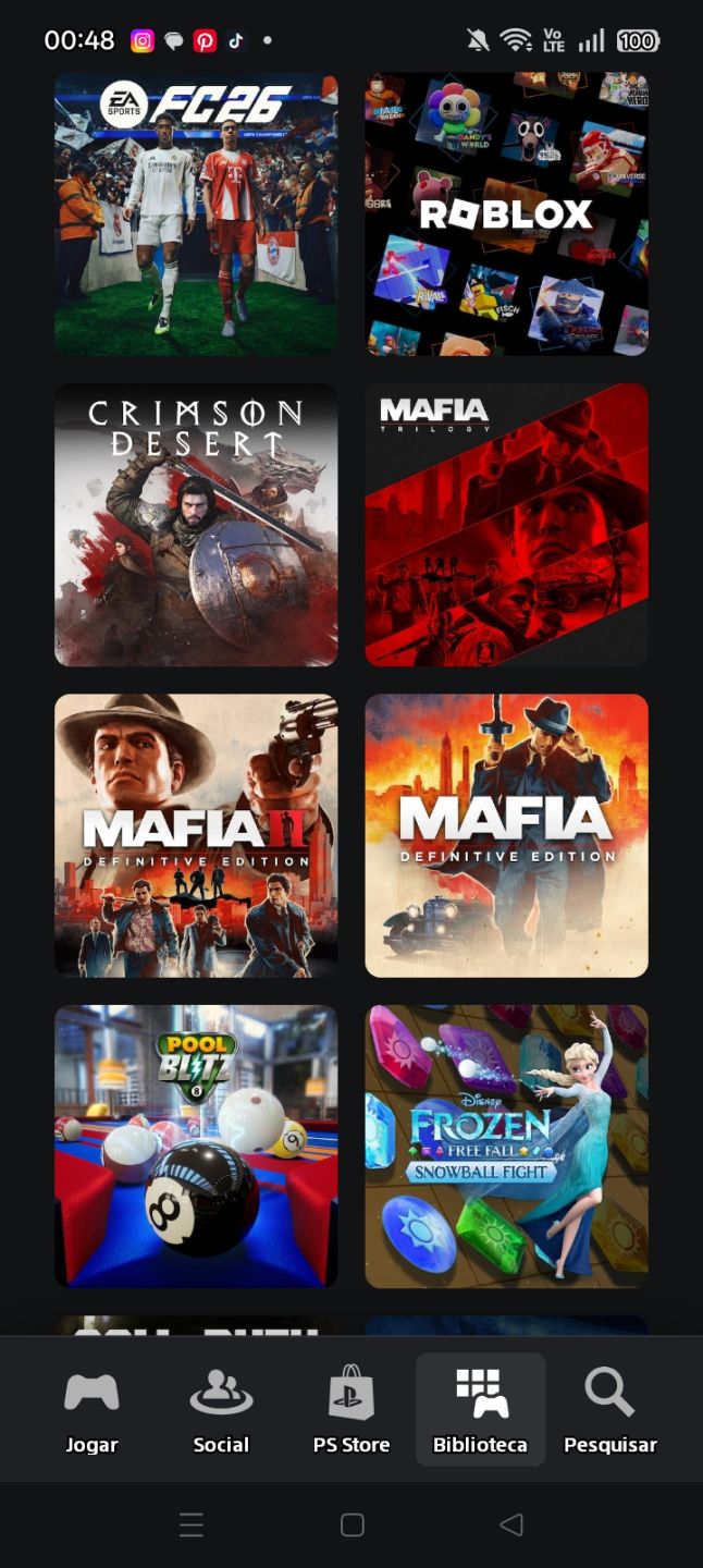 CONTA PSN/COM VÁRIOS JOGOS
