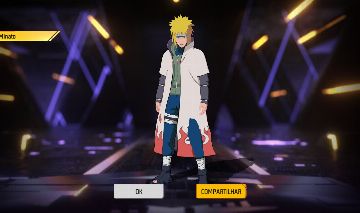 CONTA FREE FIRE COM MINATO LEVEL 3