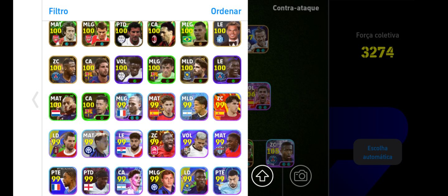CONTA DE EFOOTBALL COM BALE, NOVO GULLIT, HAZARD BIGTIME