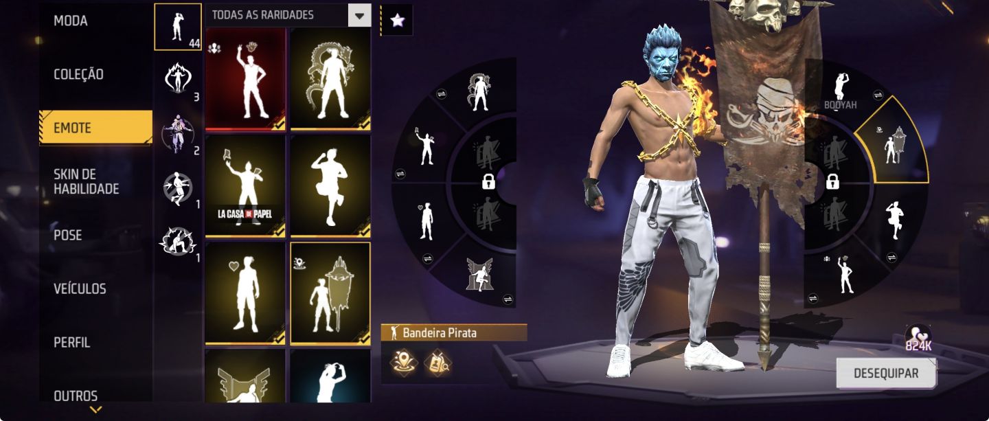 CALÇA ANGELICAL+TOP CRIMINAIS+ARMA EVOLUTIVAS+PUNHOS+BANDEIRAO+PLANADOR