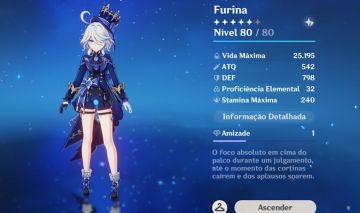 Genshin Impact AR50 América | 9 Personagens 5 | Furina + Ganyu + Xiao