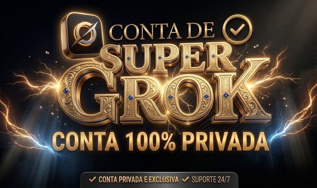 CONTA GROK PREMIUM OU PLUS 100% PRIVADA