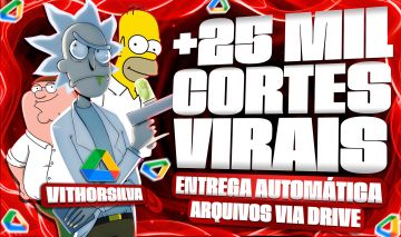 [MENOR PREÇO] - PACK DE VIDEOS VIRAIS / CORTES / SERIES / FILMES / DESENHOS