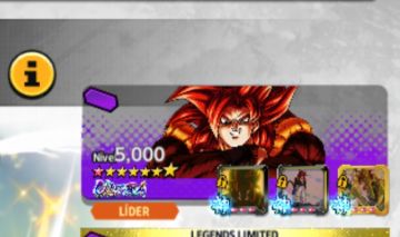 Conta dragon ball Legend Com Gogeta Ssj4 ultra 8 Estrelas