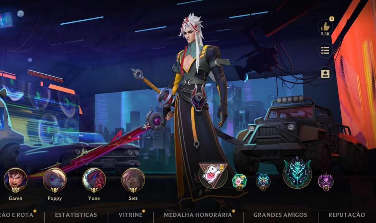 Conta Wild Rift - 115 skins - Diamante - todos os campeões