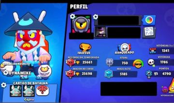 Conta Brawl Stars com 13 lendários e 2 ultra