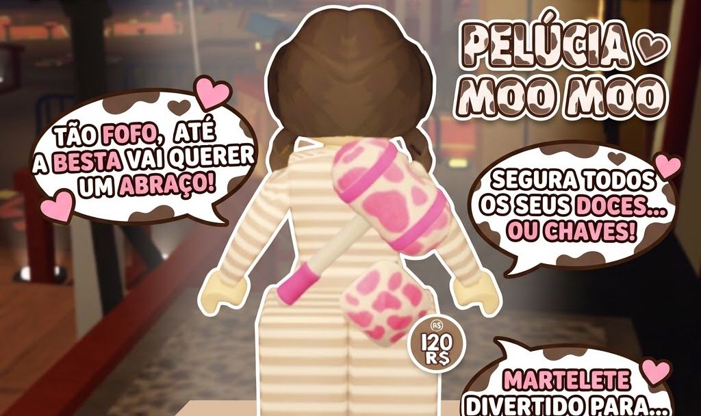 VENDENDO MOO MOO PLUSHIE [FTF] !! ( Só uma no estoque ! )