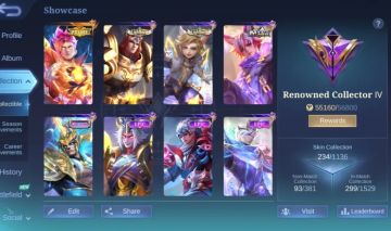 CONTA MOBILE LEGENDS COM 234 SKINS [SMURF] LEIA A DESCRIÇÃO