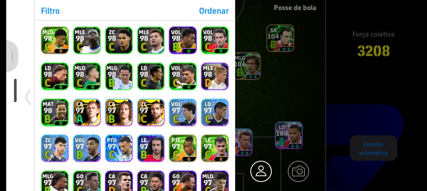 CONTA EFOOTBALL 3208 DE FORÇA COLETIVA CRISTIANO RONALDO BIG TIME