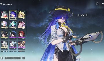 LUCY S2R1, REBECCA S0R2, PHROLVA S0R1, DENIA S0R1, LUCILLA S0R0, VERINA C4 ++