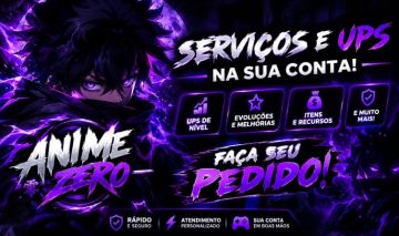 ANIME ZERO | UPs + SERVIÇOS NA SUA CONTA