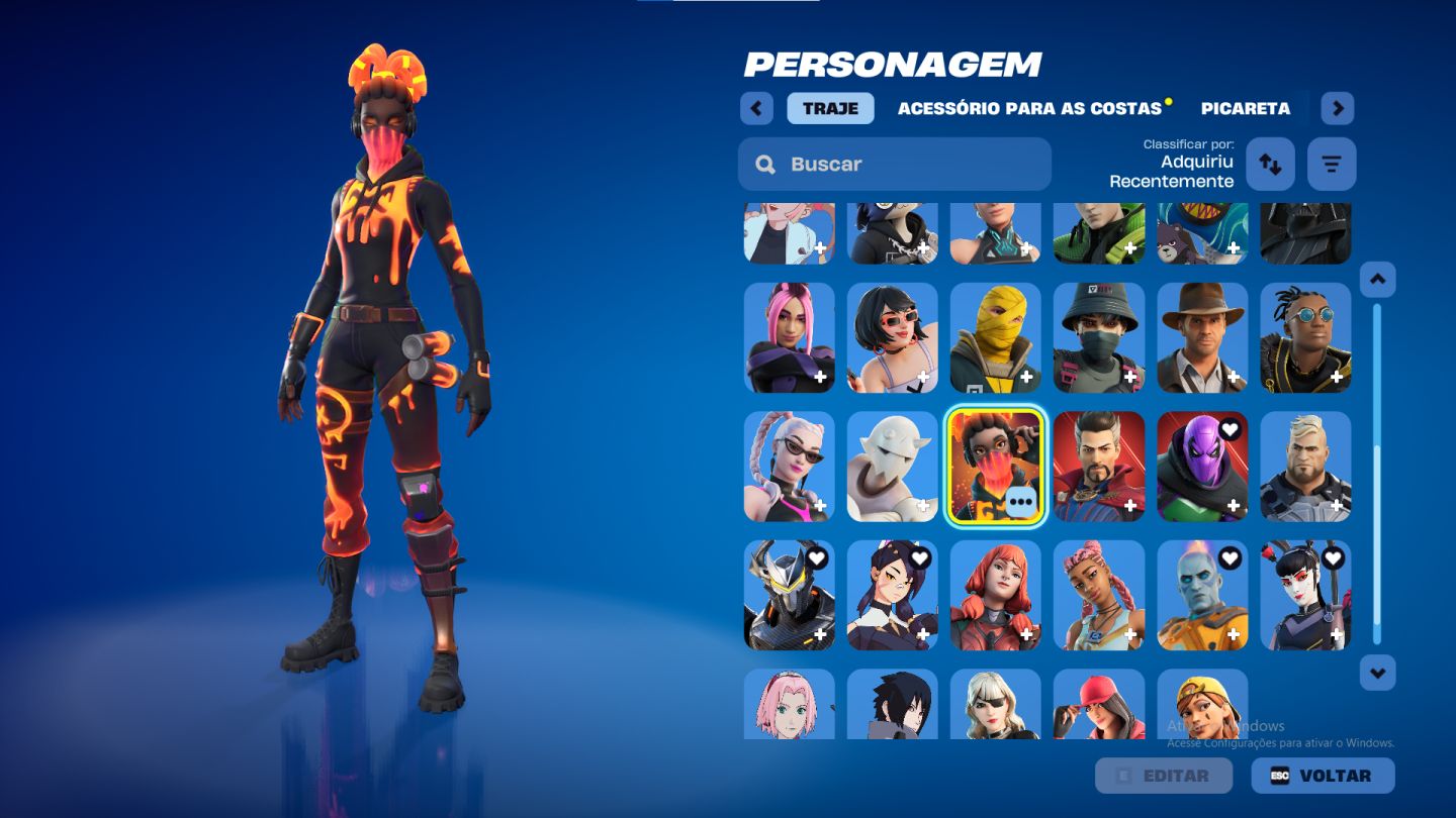 FORTNITE | LOCKER INSANO + 73 PICARETAS + COLLABS!