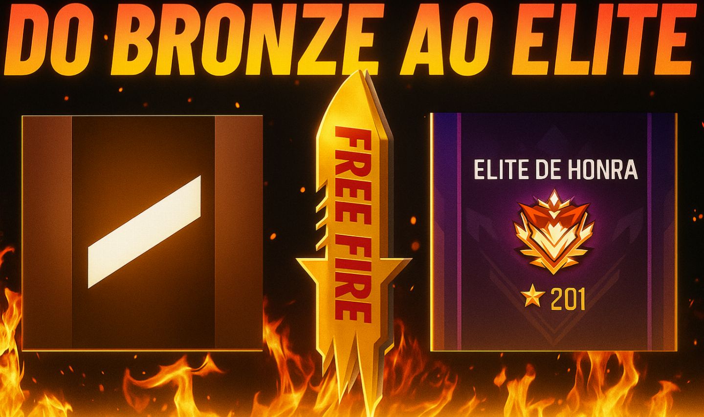 UPO SUA CONTA FREE FIRE NO MODO CS ATÉ O ELITE