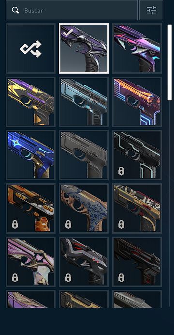 Conta valorant com muitas skins e antiga