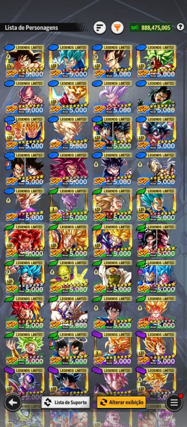 Conta end game com o Goku do mangá com os meta do jogo