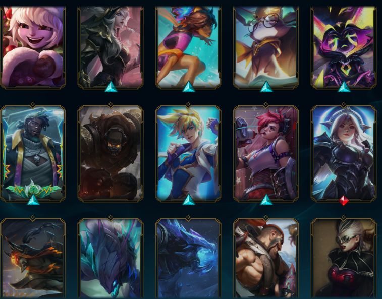 Conta lol esmeralda 4 80+ skins