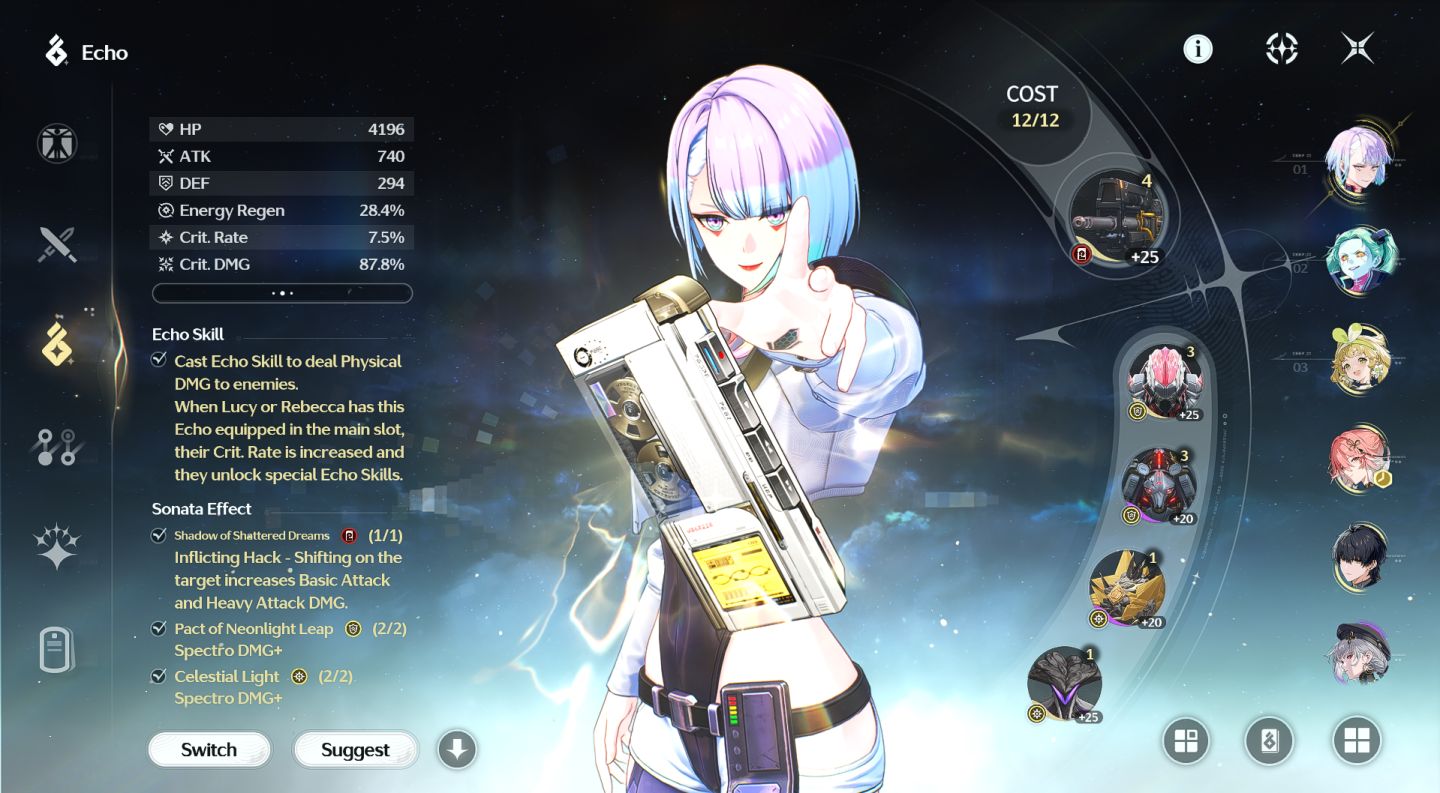 Conta Wuthering Waves | Level 49 | Cyberpunk Collab | Lucy Sig | Hsin Qingxiao