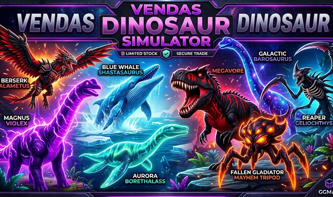 DINOSAUR SIMULATOR BERSERK, MEGAVORE, GALACTIC &MAIS! | O MELHOR PREÇO DA GGMAX