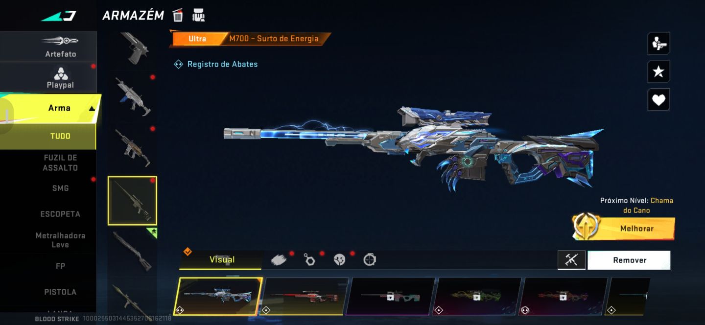 Conta blood strike pra rápido