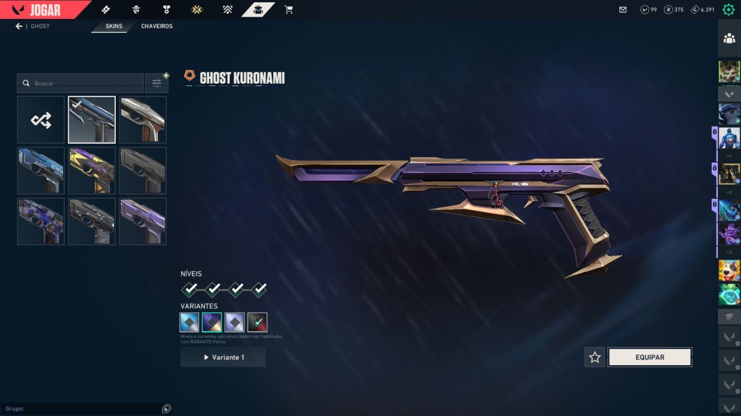 CONTA VALORANT | + DE R$ 1.100 GASTOS | SKINS CHAMPIONS E KURONAMI | FULL ACESSO