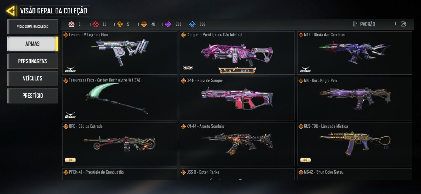CONTA CALL OF DUTY: MOBILE À VENDA