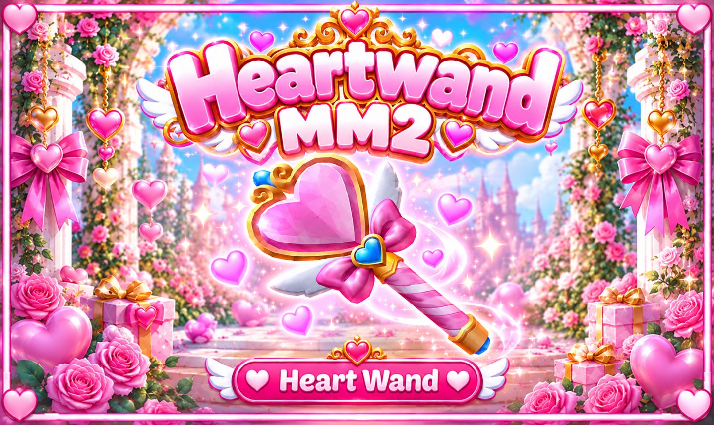 [50%OFF] HEART WAND/VARINHA DE CORAÇÃO MM2 ENTREGA RAPIDA!!!
