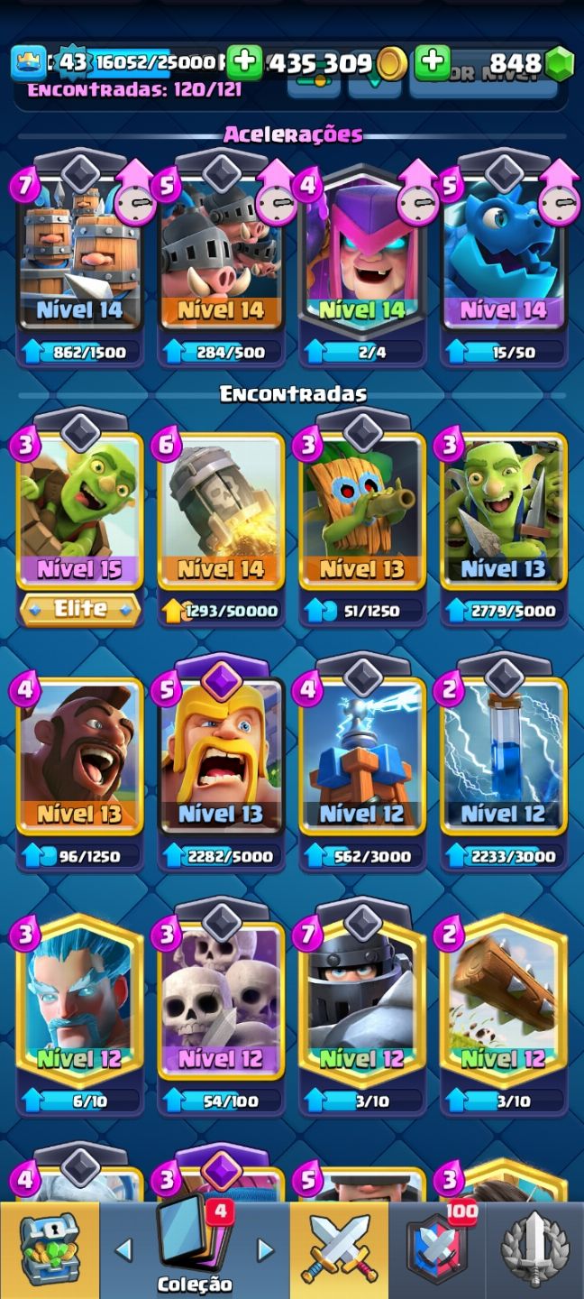 Conta Clash 5 anos,7k troféus com barril 15 elite!