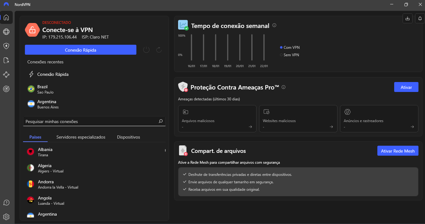 NordVPN Premium 30 Dias | Entrega Automática