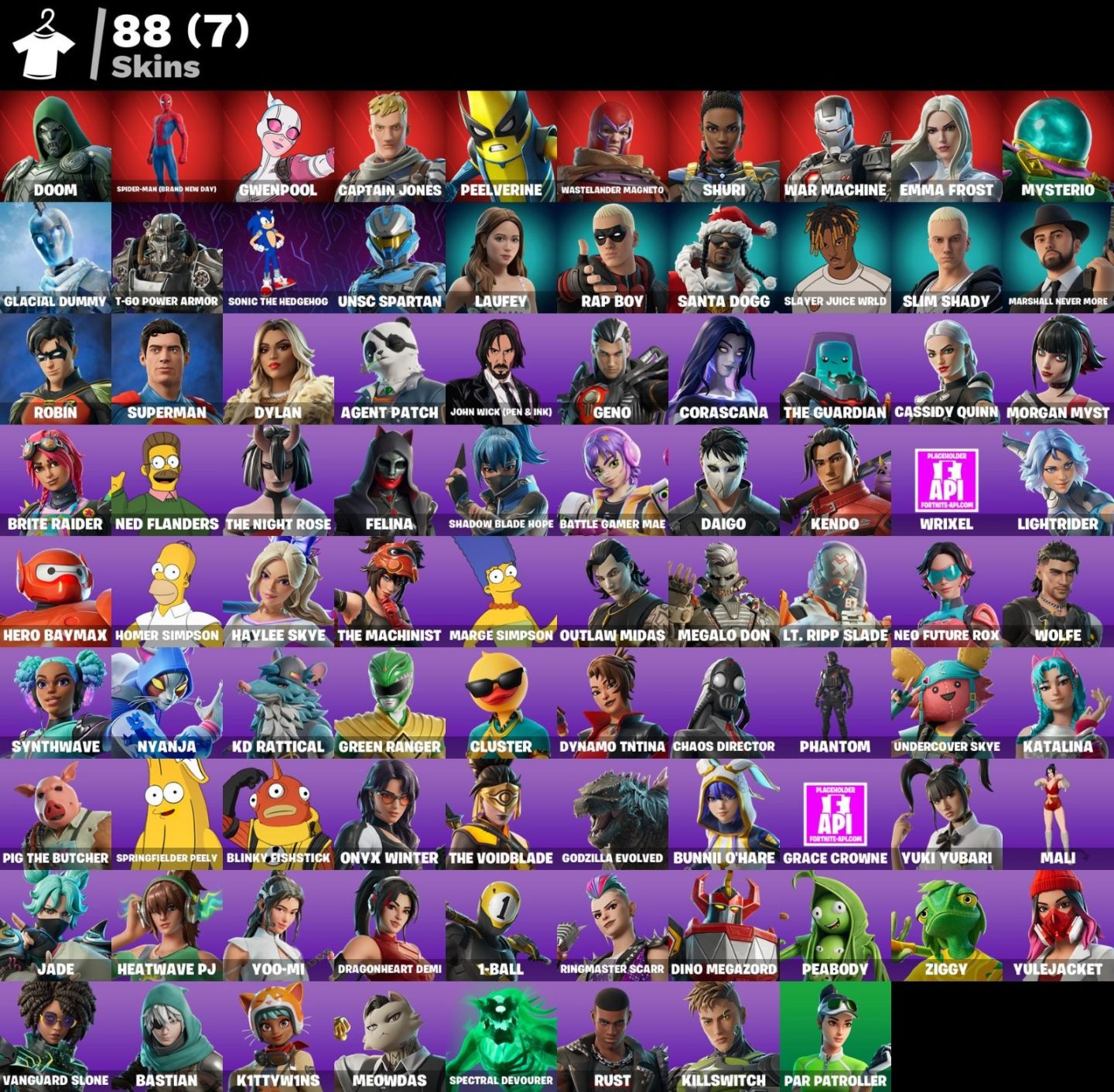 CONTA DE FORTNITE COM 88 SKINS | Spider-Man | PROMOÇÃO!