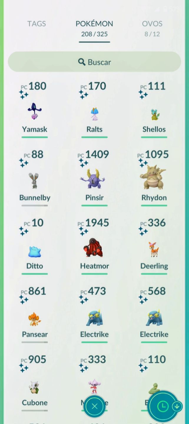 COMBO: 10 POKÉMON SHINIES ALEATÓRIOS POR APENAS R$ 10,00!