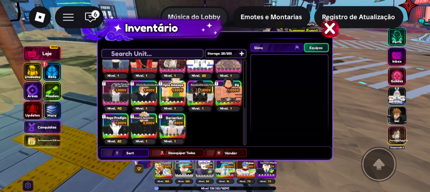 Conta de anime universal super upada