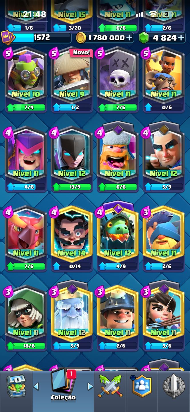 CONTA CLASH ROYALE | 11.030 TROFÉUS MÁX | 7 ANOS DE JOGO
