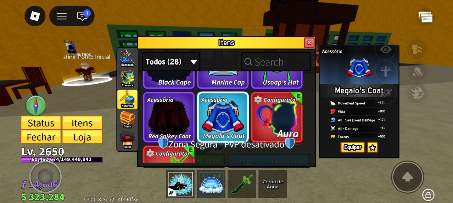 PROMOÇÃO! Conta Blox Fruits à Venda | Perms + Gamepasses