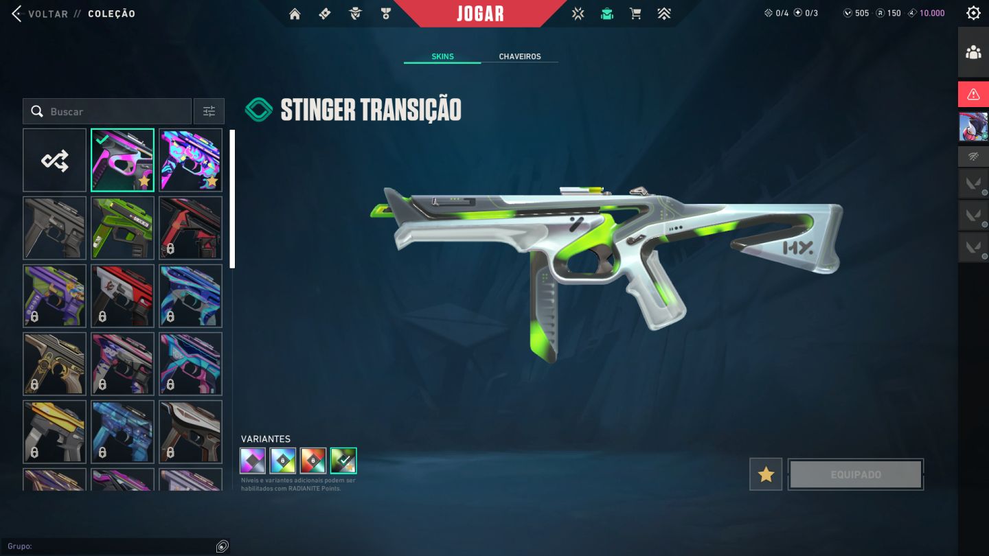 Conta de Valorant-nível Alto- 50skins +. pacote champions 2025 e mais