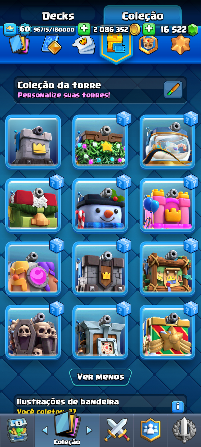 CHANCE ÚNICA! Conta Clash of royale nivel 15 e Clash of Clans CV 14