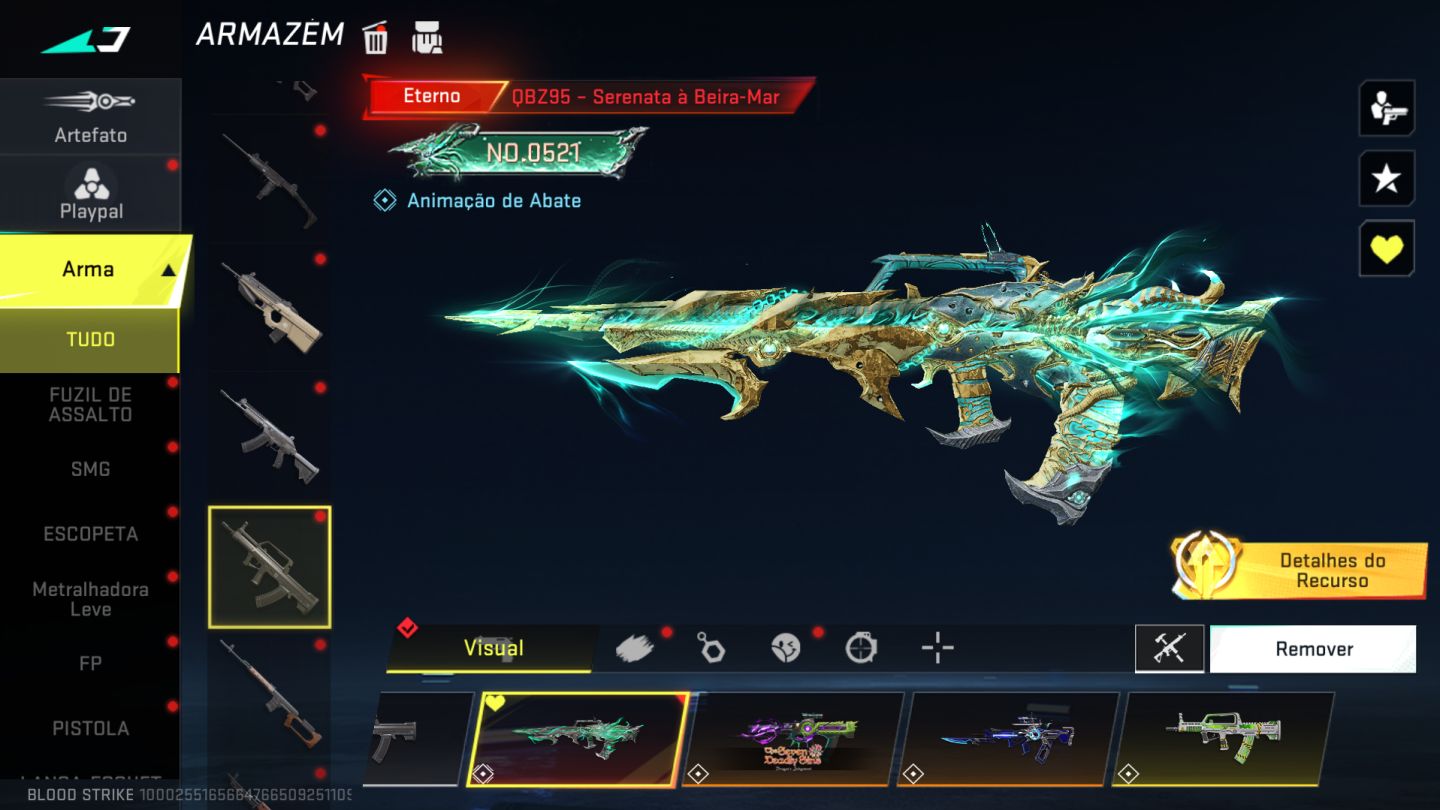 BLOOD STRIKE | LVL 50 | MÍTICO | SCAR EVO | MUITAS SKINS + VISUAIS DE COLAB